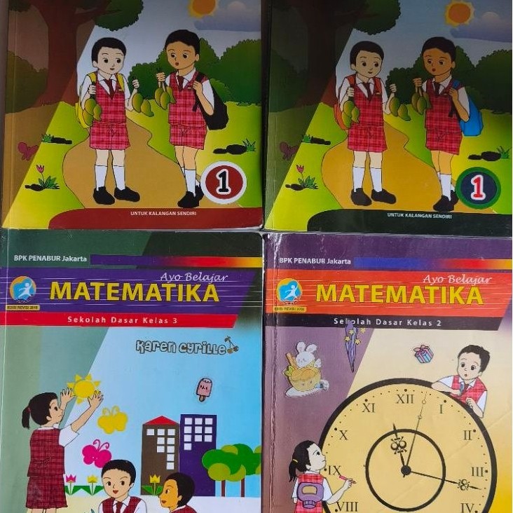 BUKU AYO BELAJAR MATEMATIKA BPK PENABUR JAKARTA EDISI REVISI 2018 UNTUK SD BEKAS ORIGINAL