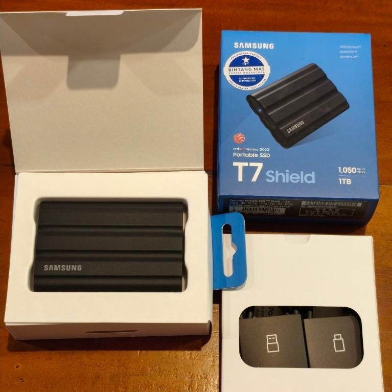 ssd portable samsung t7 shield 1TB BNOB