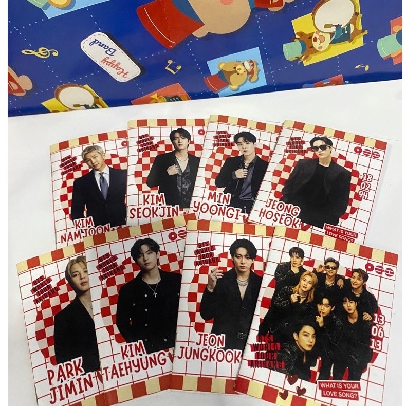 CUSTOM NOTEBOOK MINI (free plastik opp)| BUKU NOTE MINI BTS ARIRANG| BTS FREEBIES ARIRANG| buku note