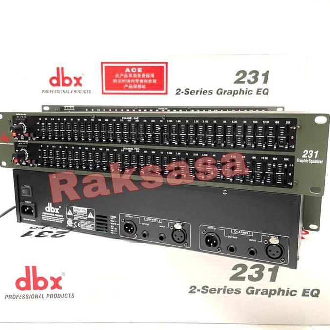 badawali_lembah - equalizer dbx 231(2-series graphic eq) bagus murah equaliser dbx 231
