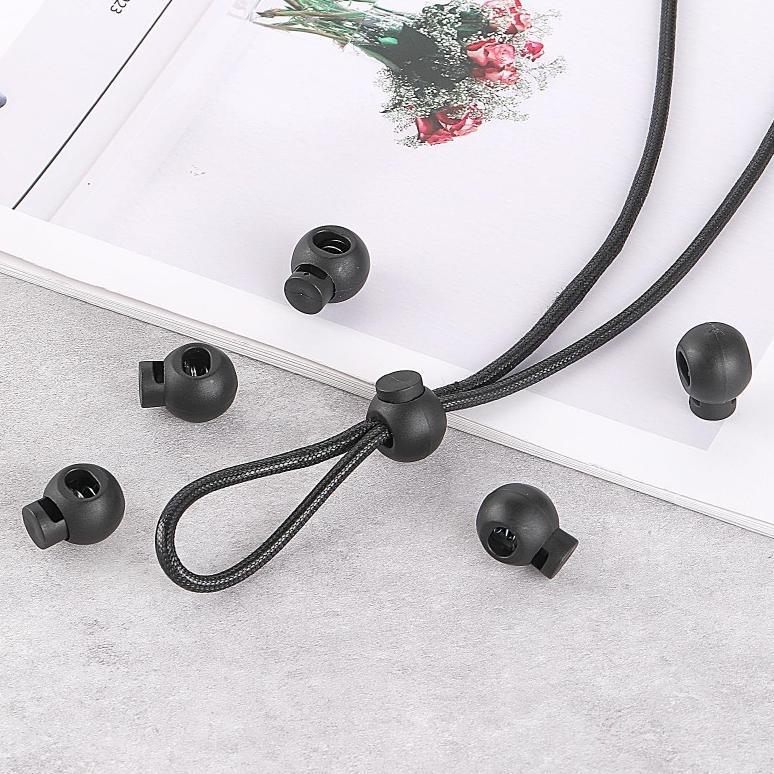 Isi 100 Stopper Tali Plastik Stopper Tali Kur Stopper Tali Celana Stopper Knop Tali Serut Jaket