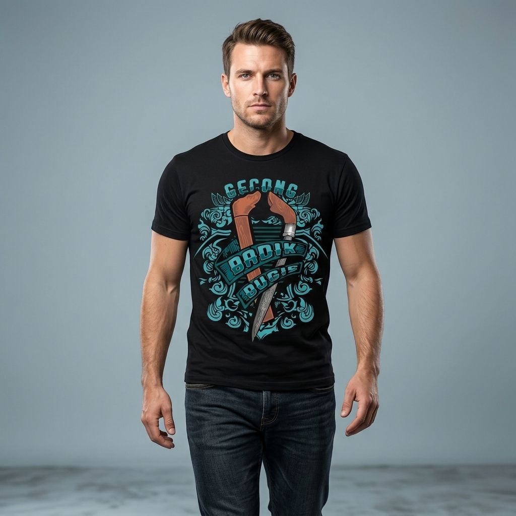 Kaos Bugis / Kaos Pria / Kaos / baju kaos / baju