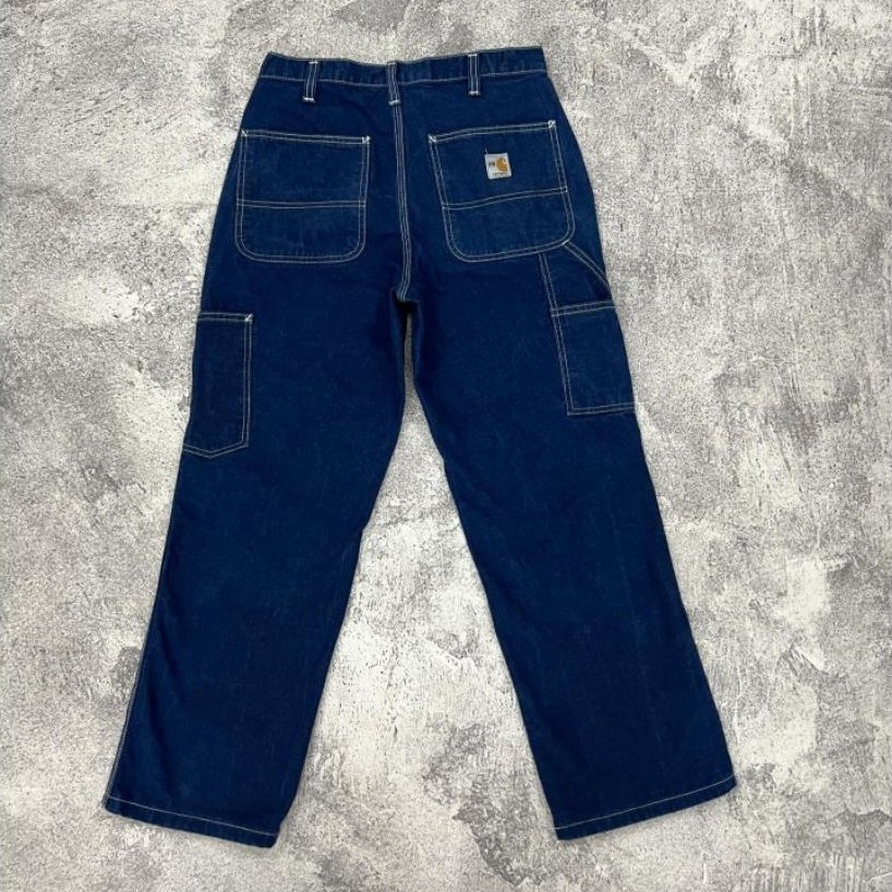 Carhatt Carpenter Pant Blue Denim Original