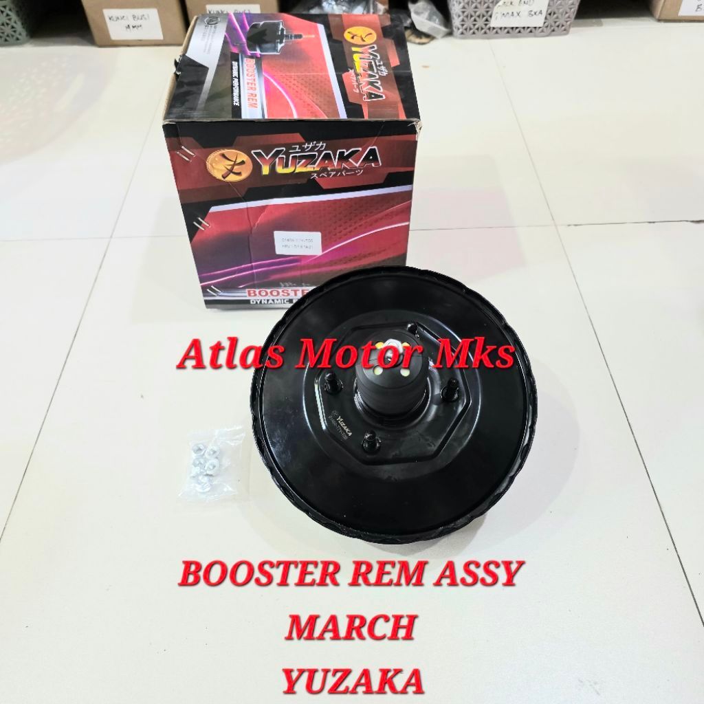 [1PC][MARCH YUZAKA] BRAKE BOOSTER ASSY BRAKE BOSTER POWER REM NISSAN MARCH - YUZAKA D7210-1HJ2A [BER