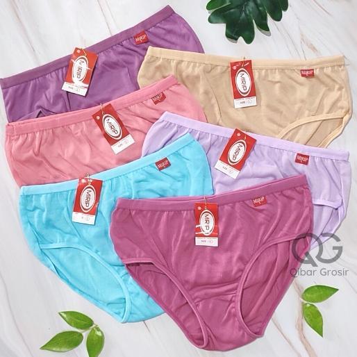 NEW ARRIVAL 3 Pcs Celana Dalam CD Wanita Polos Halus Size M-L-XL-3L-4L-5L Undies Cewek Dewasa Remaja