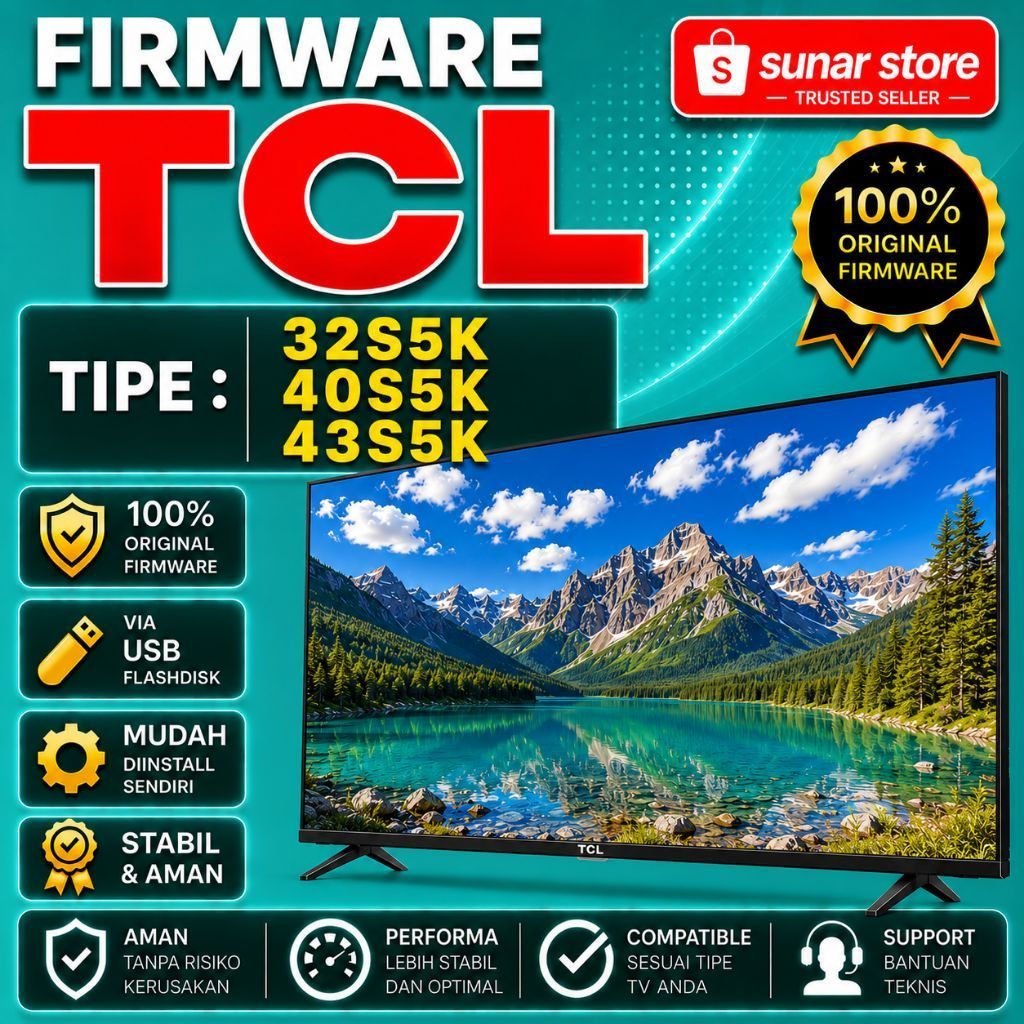 FIRMWARE TV TCL 32S5K 40S5K 43S5K