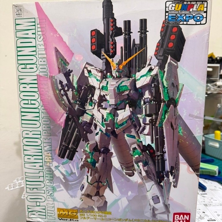 MG Unicorn Gundam Full Armor Gundam Expo Ver (Clear Color)