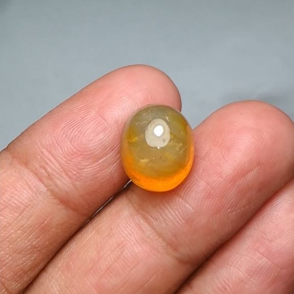 [NATURAL] Yellow Sapphire Cabochon (Batu Yakut Kuning)