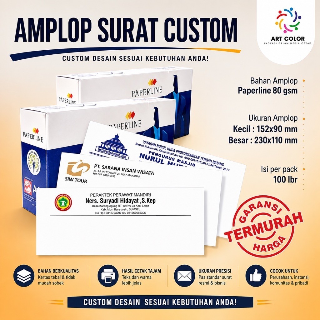 AMPLOP KONDANGAN | AMPLOP CUSTOM | AMPLOP CUSTOM NAMA
