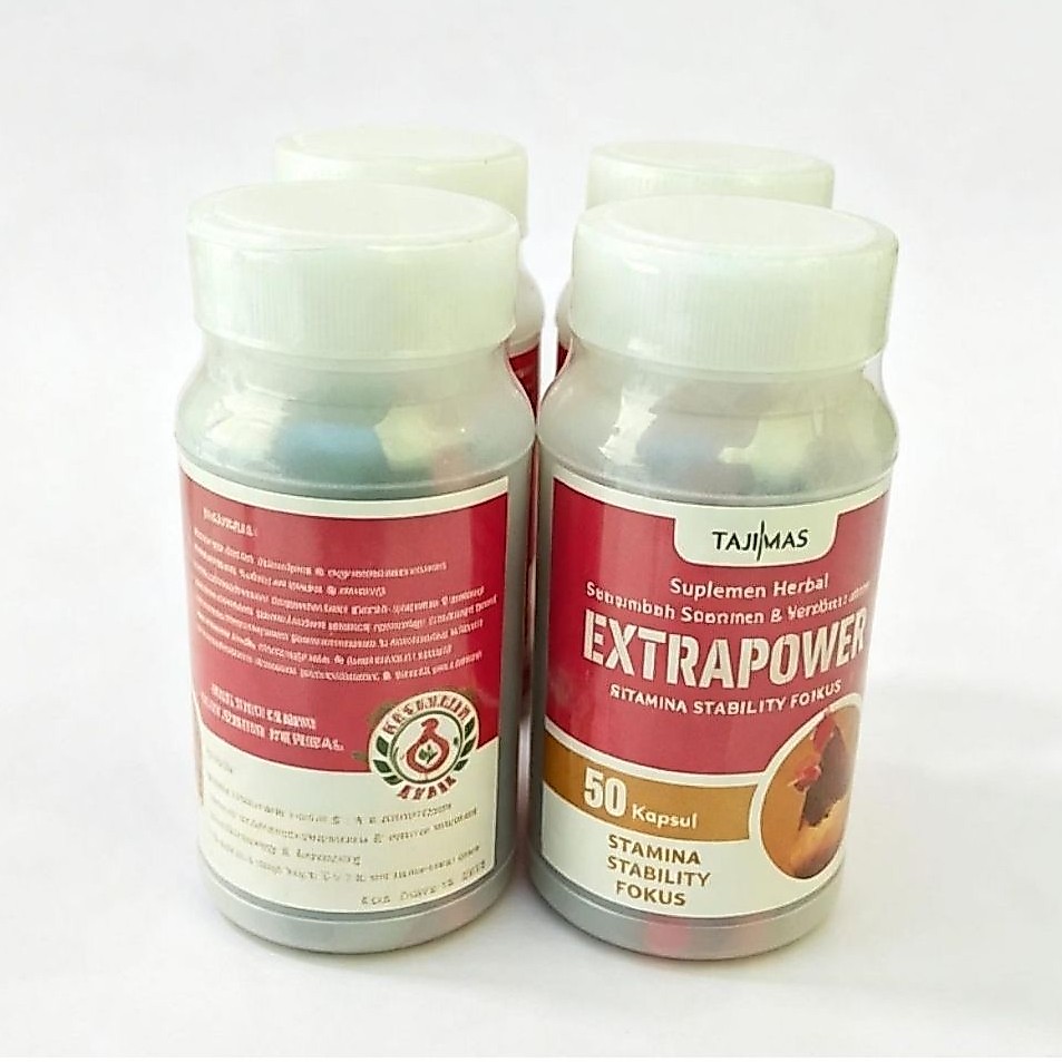 Suplemen Herbal TAJIMAS EXTRAPOWER 50 Kapsul Stamina Stability Fokus