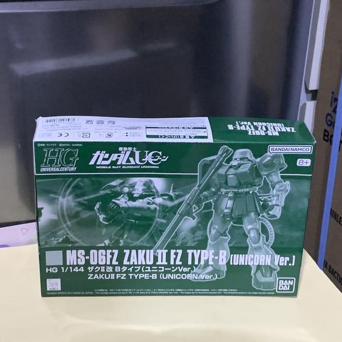 HG Zaku II FZ Gundam Type B (Unicorn Ver) HGUC MS-06FZ Zaku II P-BANDAI Toy
