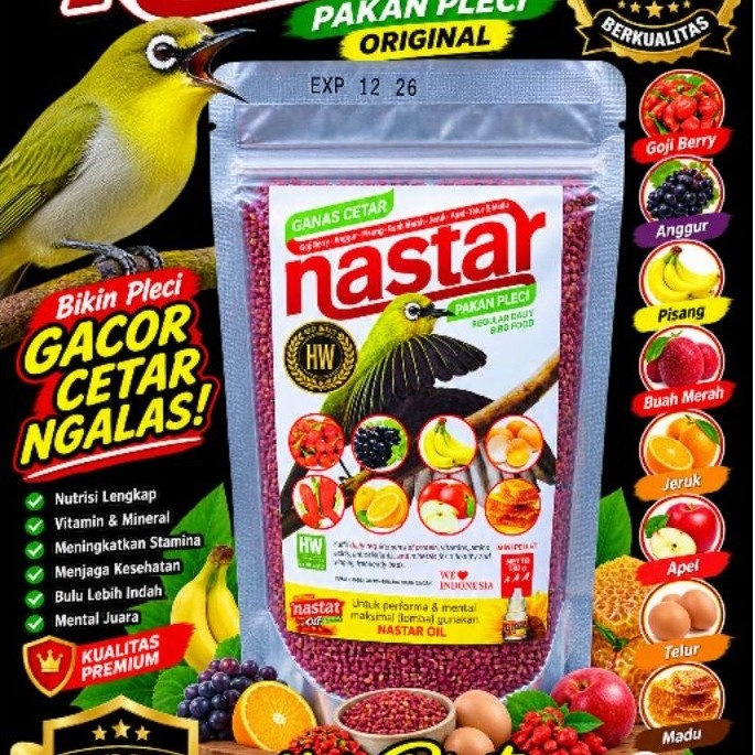 voer nastar pleci