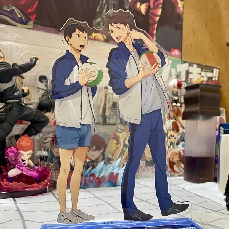 Haikyu Big Standee Oikawa Toru Kageyama Tobio Middle School Kitagawa Daiichi Preloved Standee Haikyu