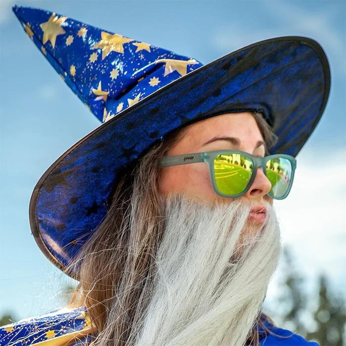 Kacamata GOODR-OG SUNBATHING WITH WIZARD Polarized Sunglasses Bersepeda Pria Wanita Sport - Blue