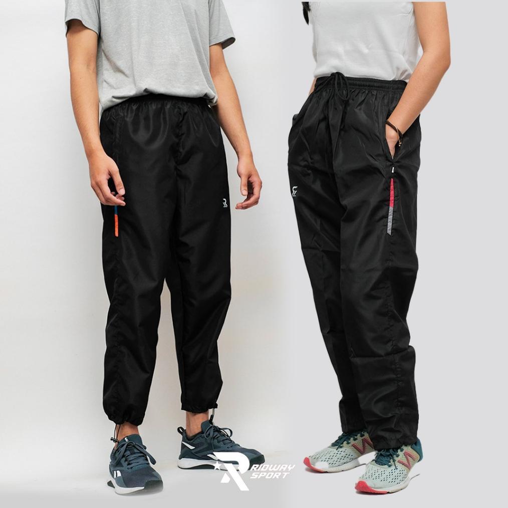 Celana Training Panjang Parasut Big Size Jumbo Unisex Pria Wanita