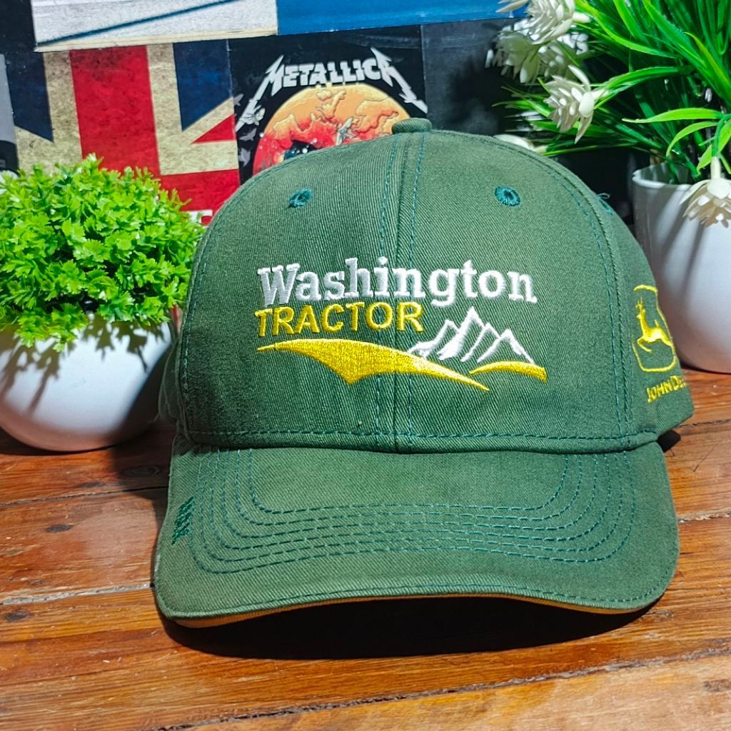 TOPI CAPS VINTAGE /LAWAS WASHINGTON TRACTOR OF JOHN DEERE