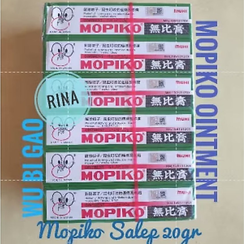 Mopiko Ointment - Salep Mopiko - Wu Bi Gao - Salep Kulit - Anti Nyamuk