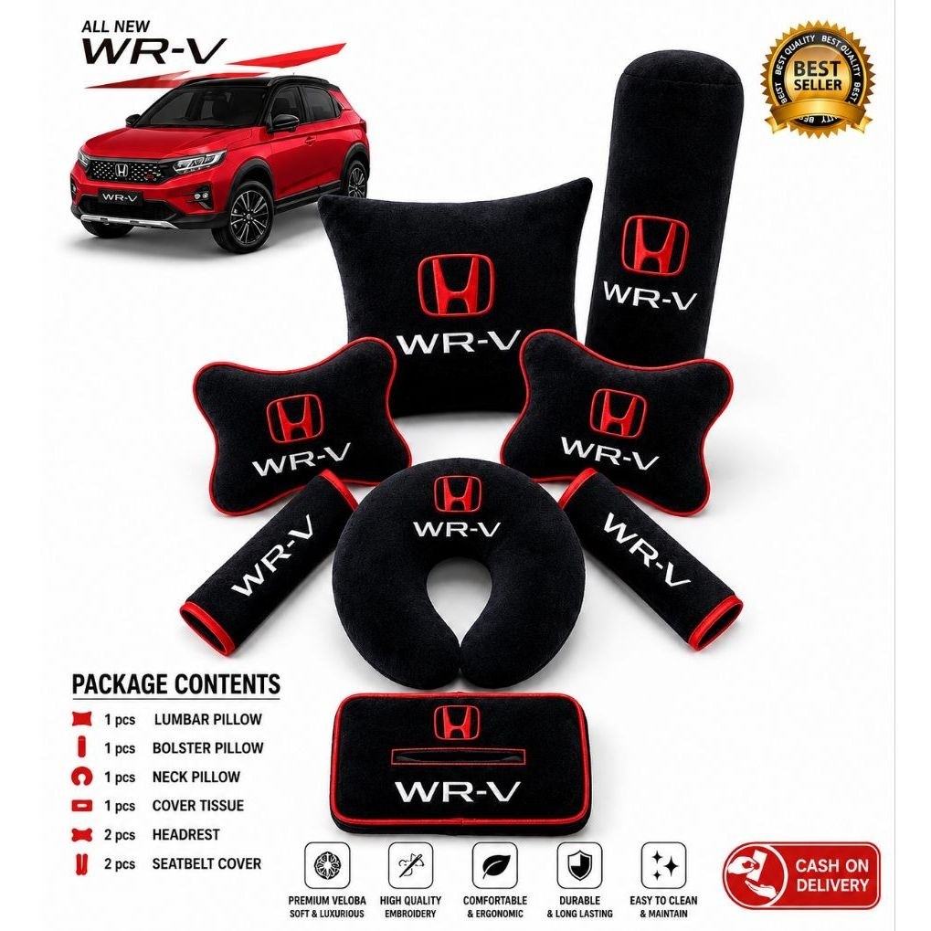 PAKET FULLSET BANTAL MOBIL HONDA WRV AKSESORIS INTERIOR MOBIL WRV