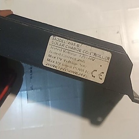 Control daya solar panel second mulus normal 100%