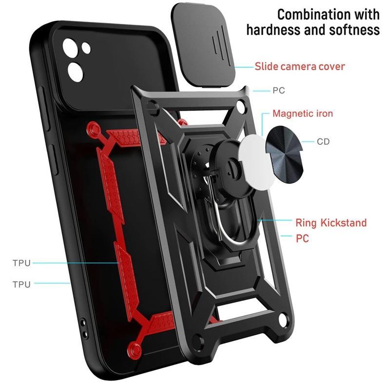 PROMO TERBARU Case Samsung A03 Case SLIDE ARMOR CAMERA PROTECTION Case Casing Hp Samsung A03