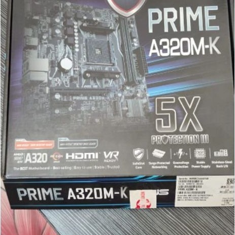 MOBO ASUS Prime A320M-K AMD A320 Micro ATX BEKAS