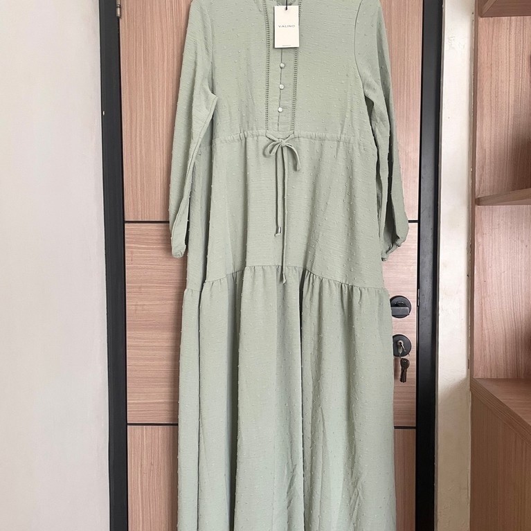 Gamis Valino warna sage