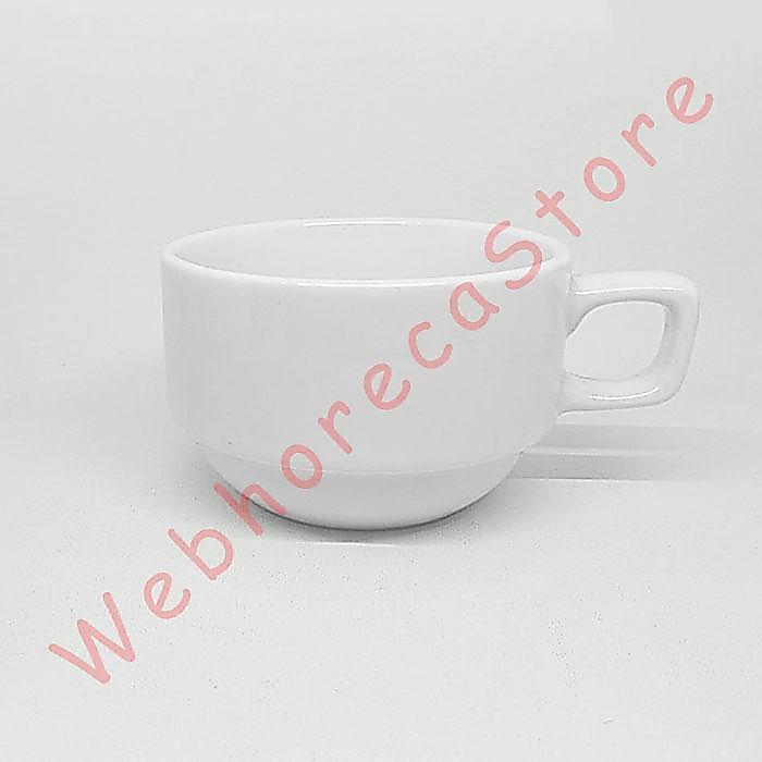 Legacy Tea Coffee Stacking Cup 200ml/ Cangkir Kopi Teh Keramik E030