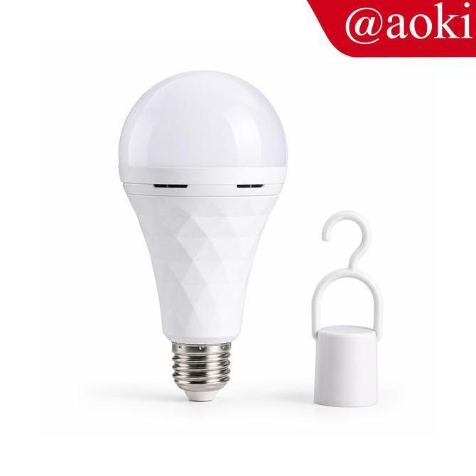 Lampu LED Emergency ACDC Rechargeable 10W 15W 18W Bohlam Darurat Otomatis Menyala Saat Listrik Padam