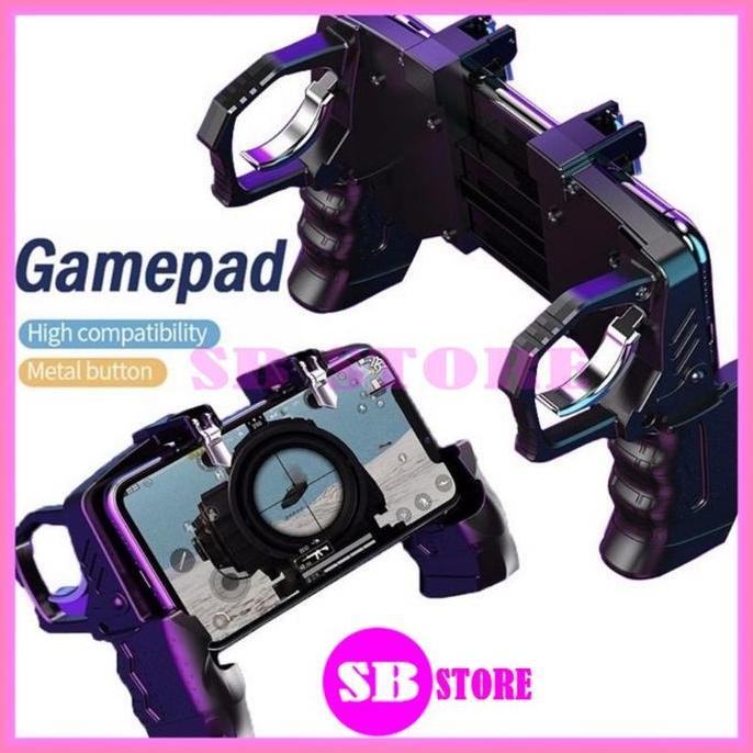 GamePad PUBG FF K21 Game Controllers K21 K 21 Stik Game Kontrol Handphone Hp Android Iphone PUBG MOB