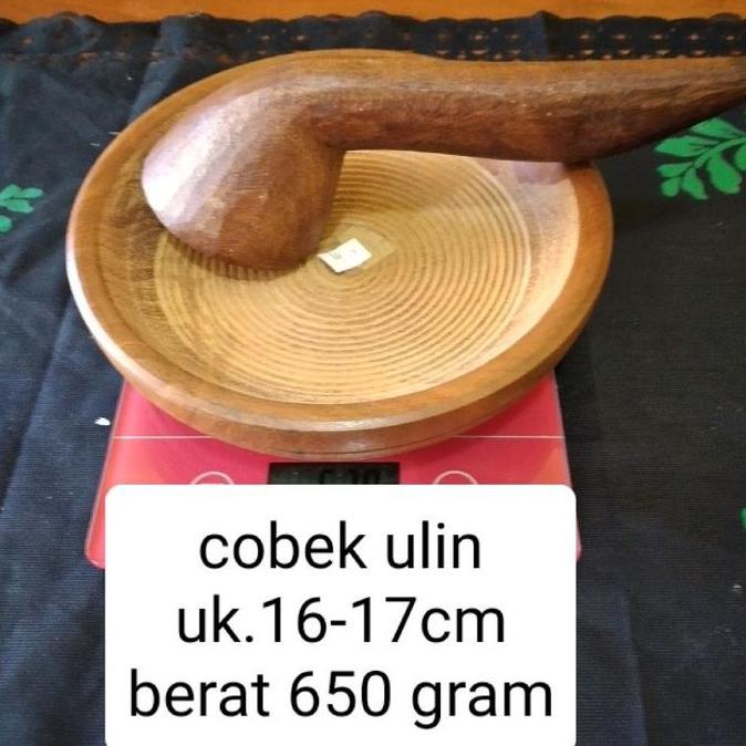 Cobek / Ulekan ulin Uk .17 Cm