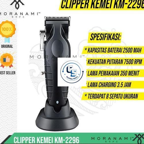 KEMEI 2296 Clipper Alat Cukur Rambut Mesin Cukur Rambut KEMEI Original