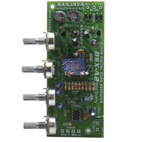 Kit Echo Bsx A2 Bell Echo Reapater Preamp Mic Bsx-A2 Digital Echo Mic Pre Amp Bsx A2 Bell Bgr