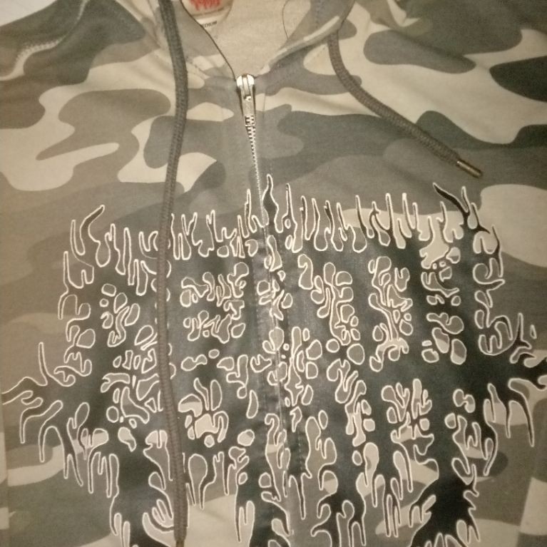 Zipper Hoodie Death Vomit Official (Original)