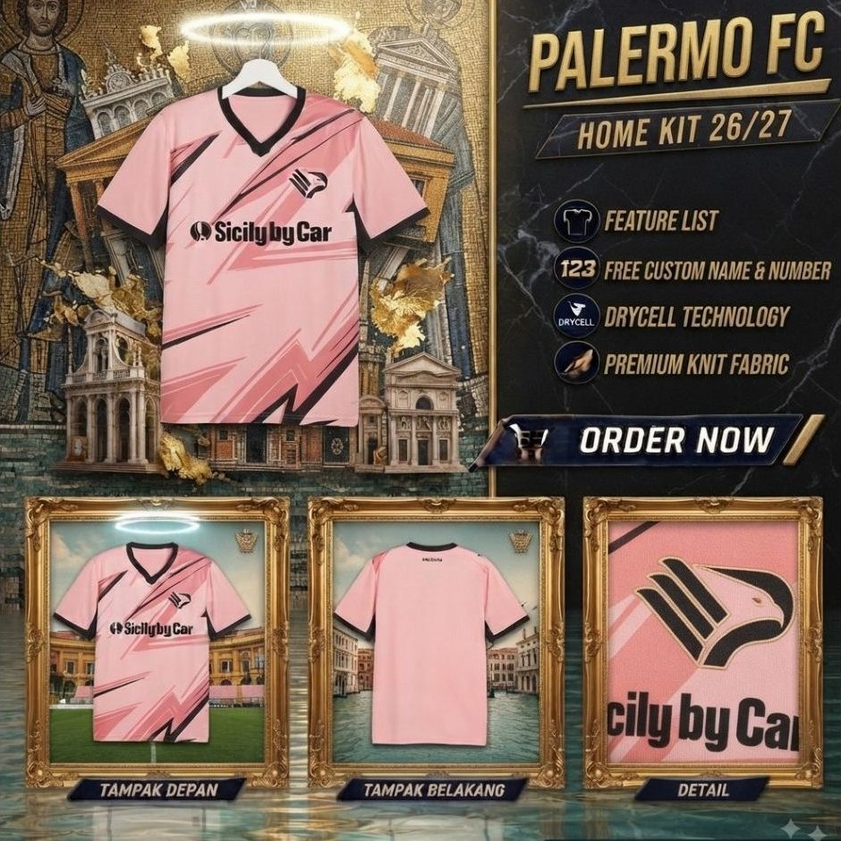 JERSEY PALERMO AWAY 26/27 FULL PRINTING