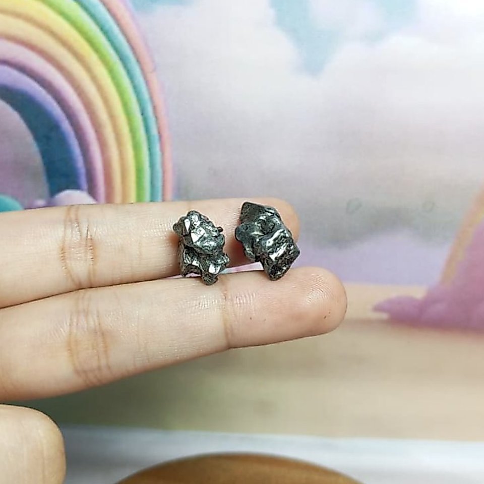 Batu Meteorite Campo Del Cielo Paket (7) Asli meteorite