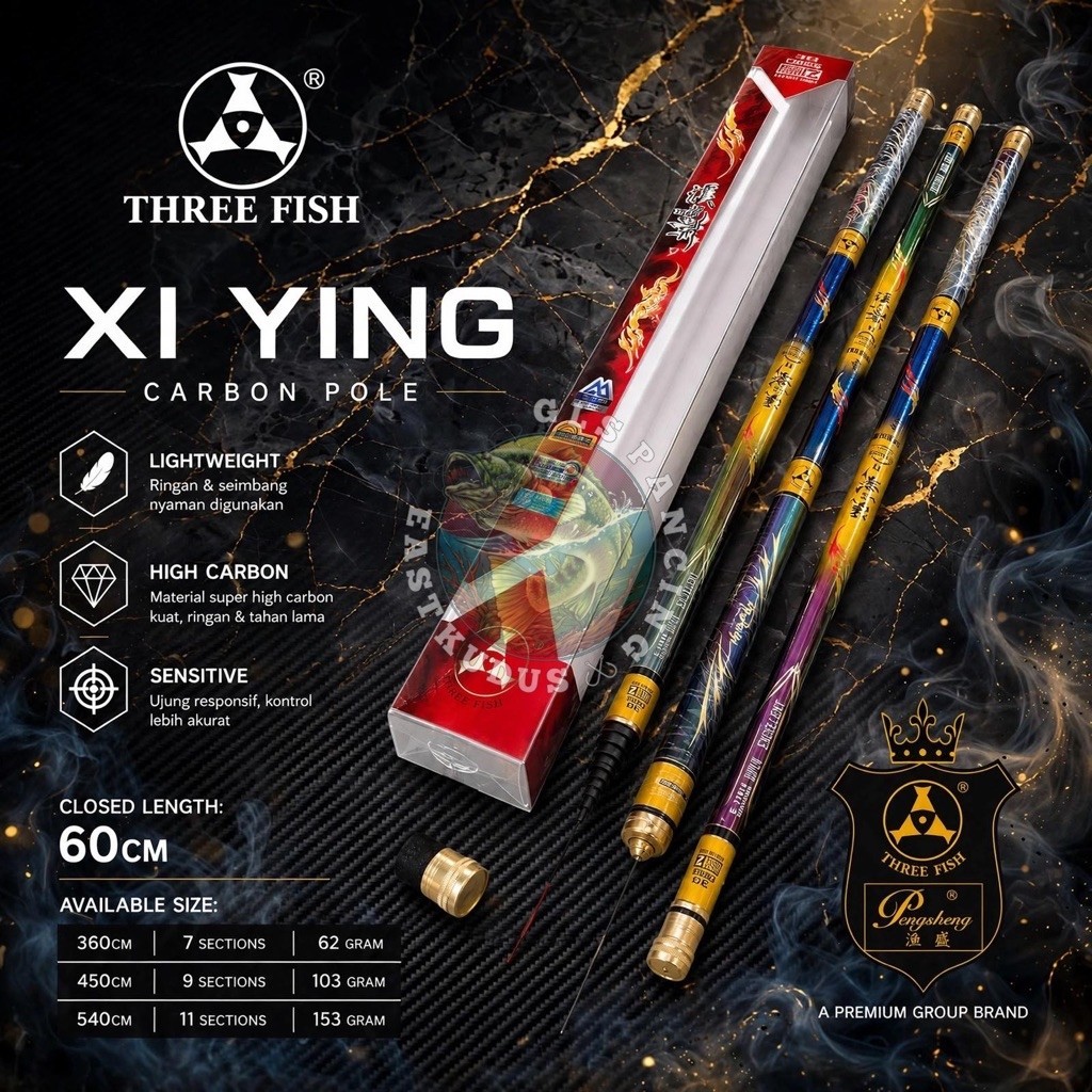 JORAN TEGEK THREEFISH XI YING 360CM 450CM 540CM