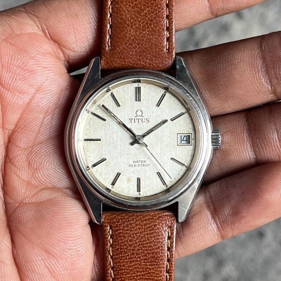 Jam Tangan Vintage Titus Swiss