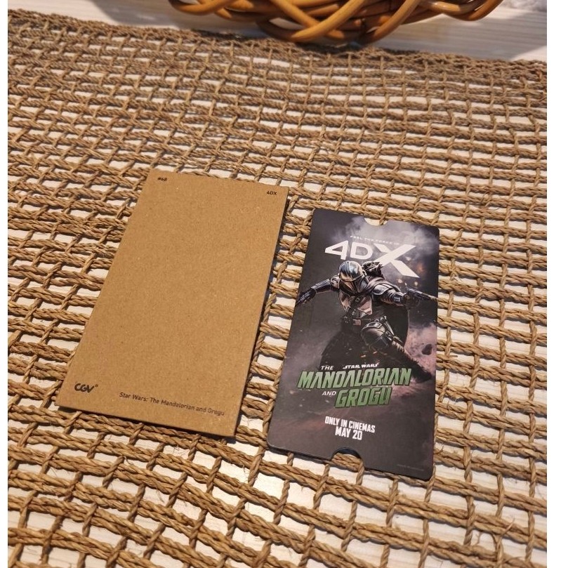 Tiket Koleksi Bioskop CGV 4DX The Mandalorian and Grogu Merchandise Resmi