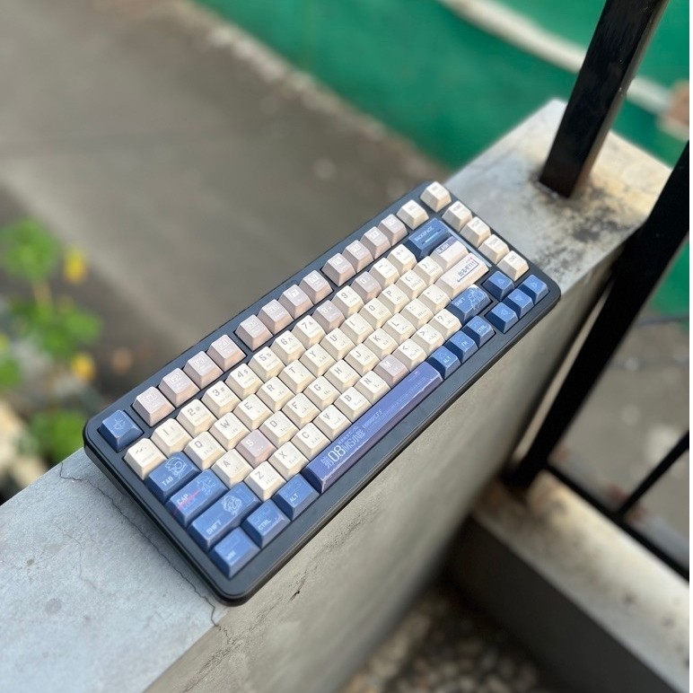 Keyboard Vortexmono series V2 75%,Keycaps pbt gundam