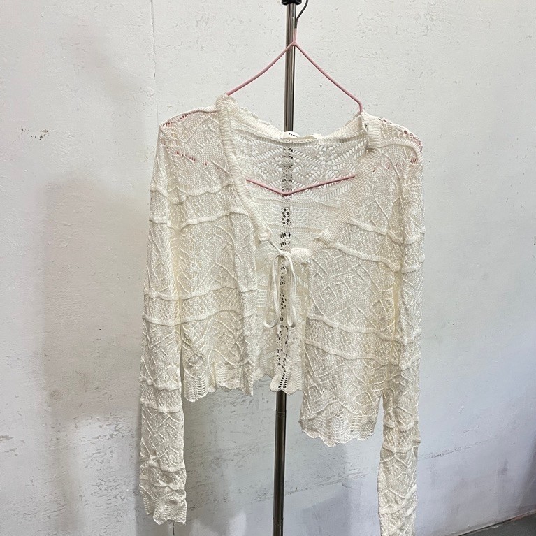 [New] Cardigan Rajut Putih by Rubylicious