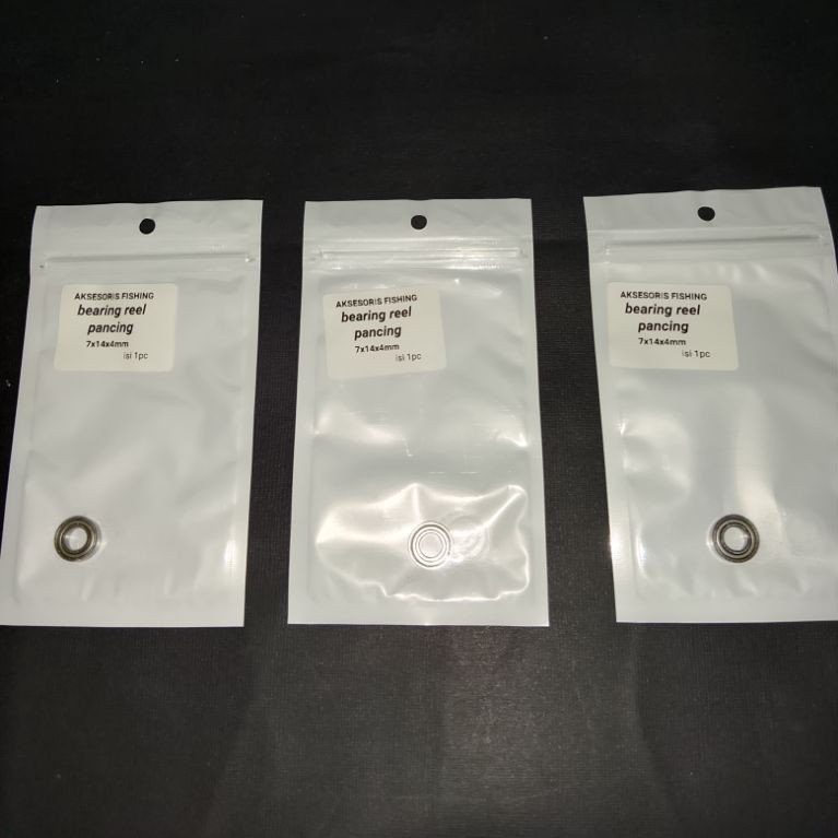 BEARING REEL PANCING UKURAN 7×14×4mm tutup 2Z 1000-4000 universal isi 1pcs