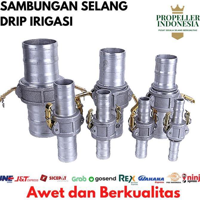 Sambungan Selang Drip Selang Irigasi Stainless 2