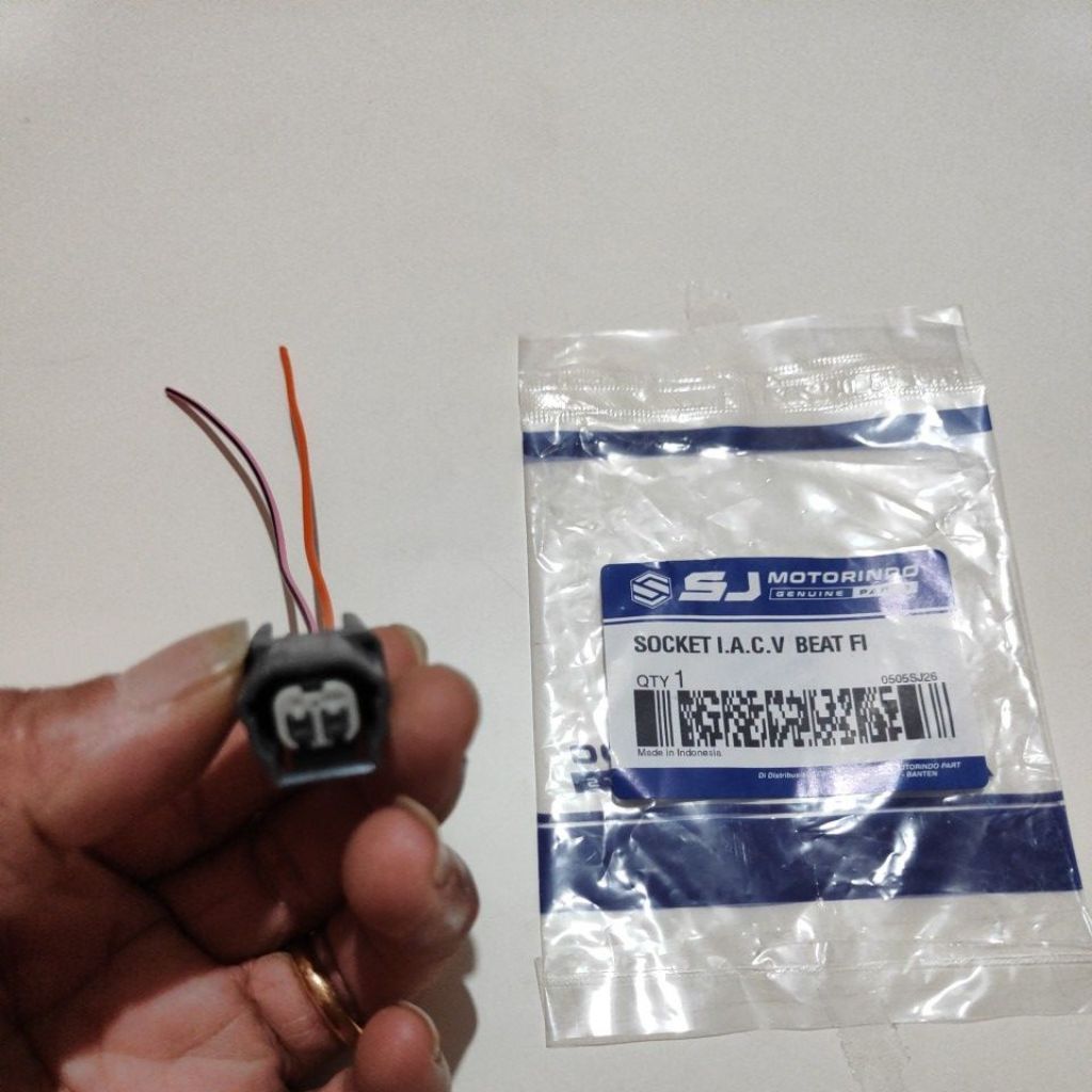 SJ SOCKET SENSOR IACV BEAT FI K46 (PIN 2) /SOKET IACV [2 KABEL] ORIGINAL