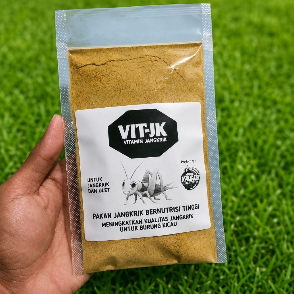 Pakan jangkrik VIT-JK bernutrisi tinggi | YASIR KLATEN