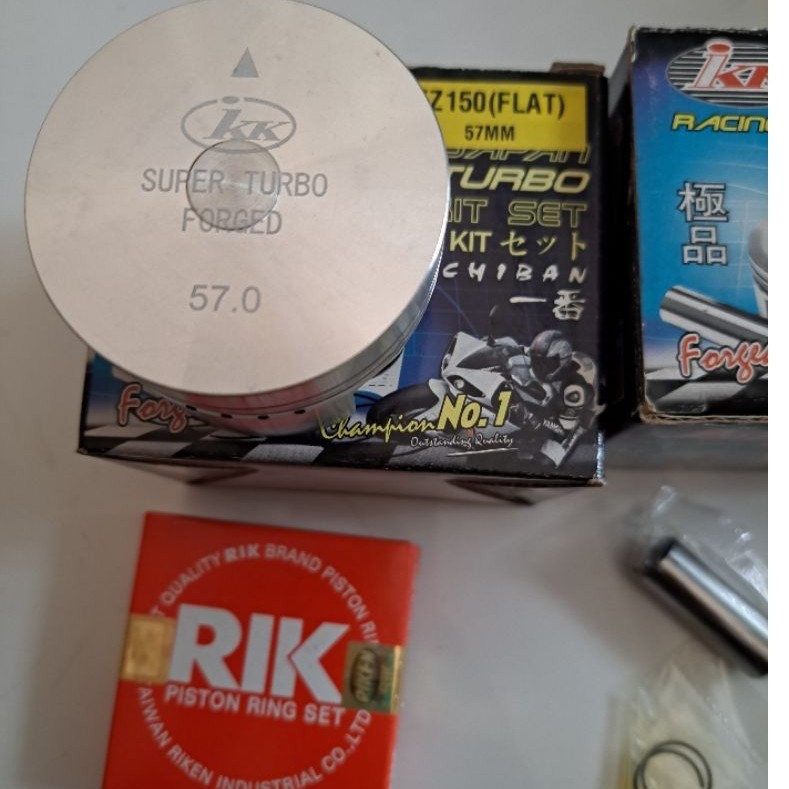 piston mx king 57mm flat iki racing forged