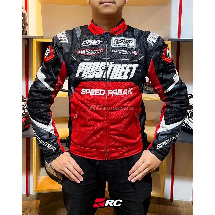 Jaket Motor - Prostreet Majestic with Protector Red Orinal