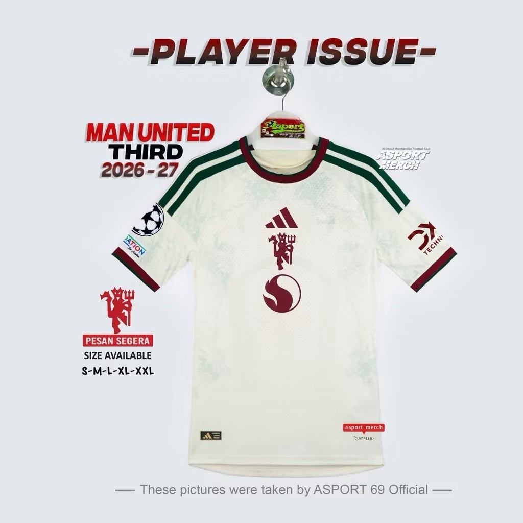 JERSEY MAN UNITED THRID 2026 2027 PLAYER ISUUE TERBARU 26 27 PI