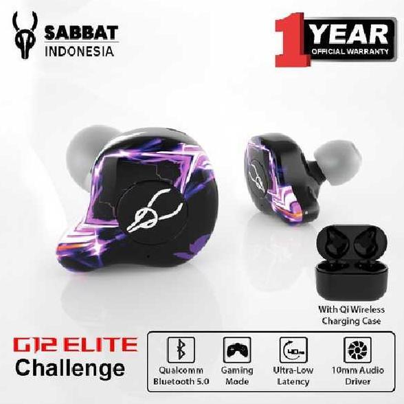 SABBAT G12 ELITE GAMES SERIES - Low-Latency Bluetooth 5.0 TWS Earphone