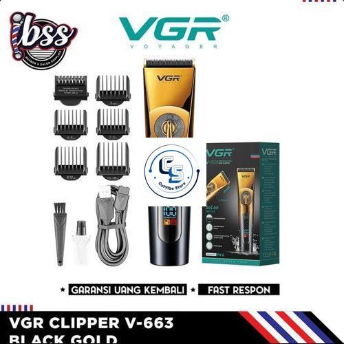 VGR CLIPPER V-663 BLACK GOLD CLIPPER CORDLESS
