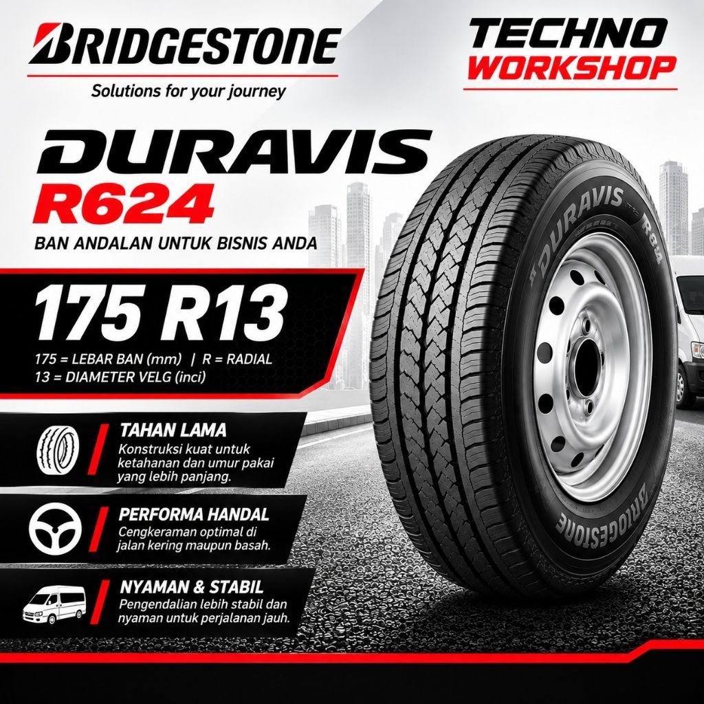 BRIDGESTONE DURAVIS 175 R13 097R